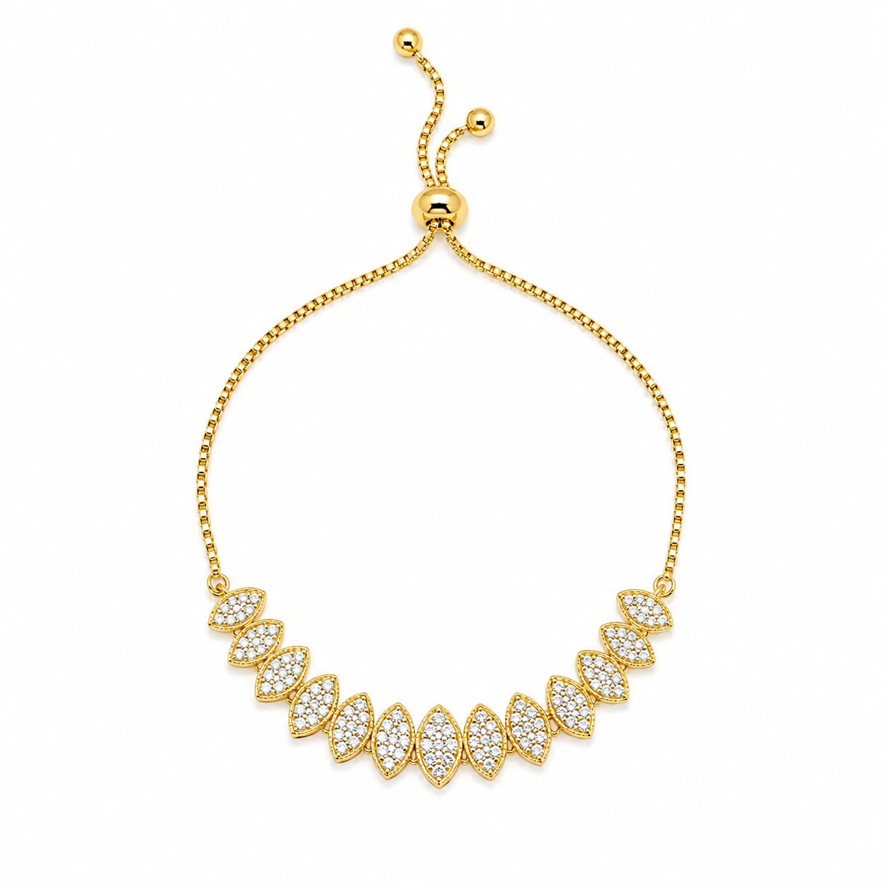 Elegant Brazilian Gold Bracelet