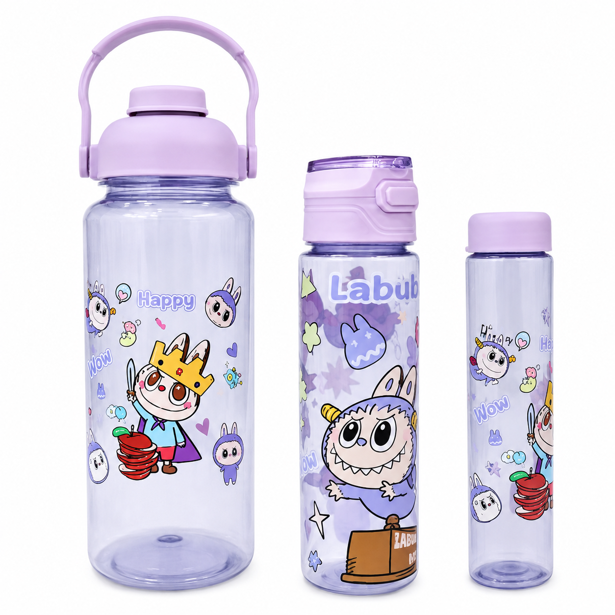 Labubu Kids Water Bottle Set