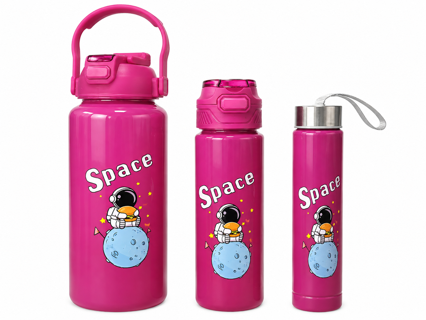 Kids Water Bottle Set– “Space” Collection