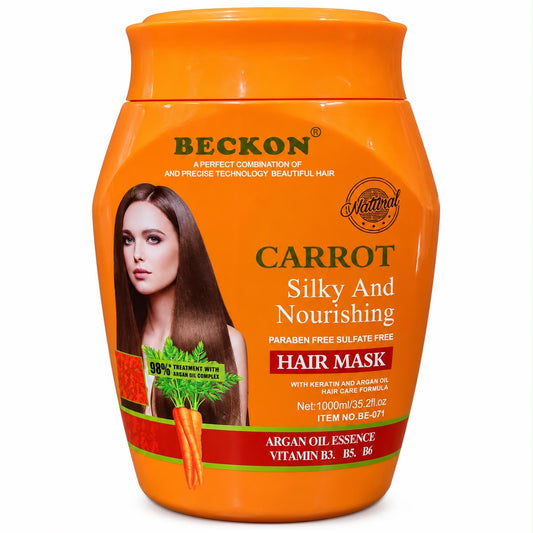 BECKON Carrot Silky & Nourishing Hair Mask – 1000ml