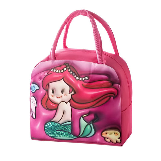 Cute Mermaid Insulated Lunch Bag for Kids
