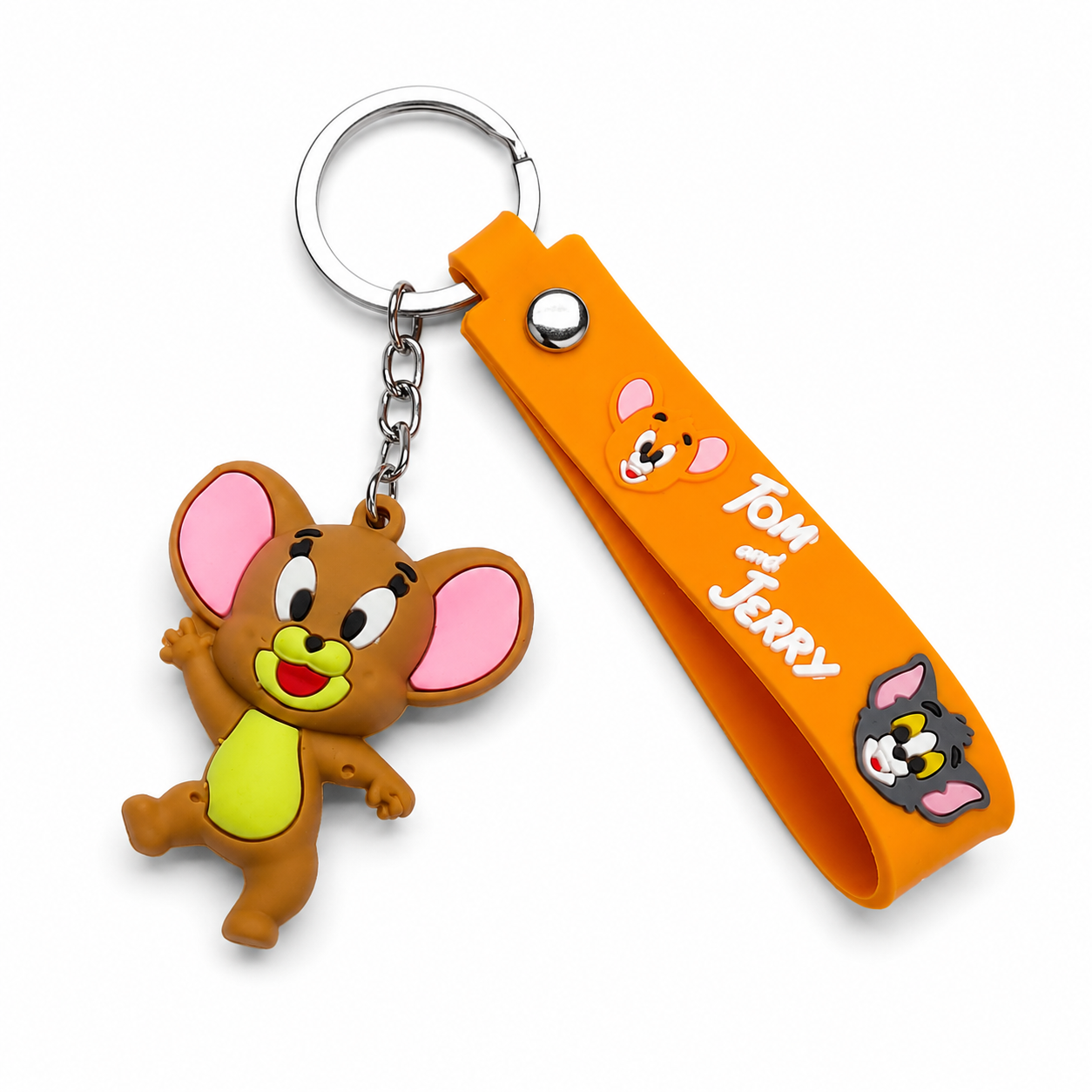 Tom & Jerry Cartoon Keychain – Fun & Playful Accessory