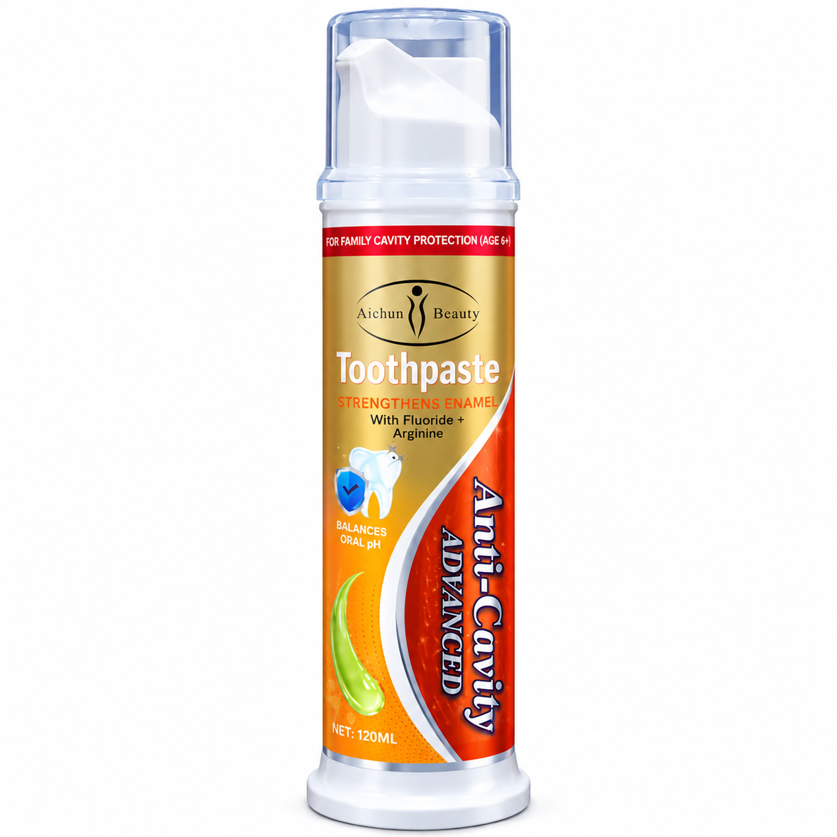 Aichun Beauty Anti-Cavity Advanced Toothpaste – 120ml