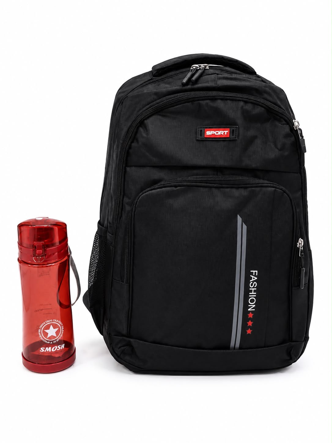 Sport Fashion Backpack + Water Bottle Set