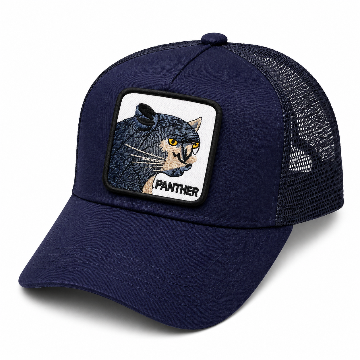 Panther Patch Trucker Hat – Bold Outdoor Style