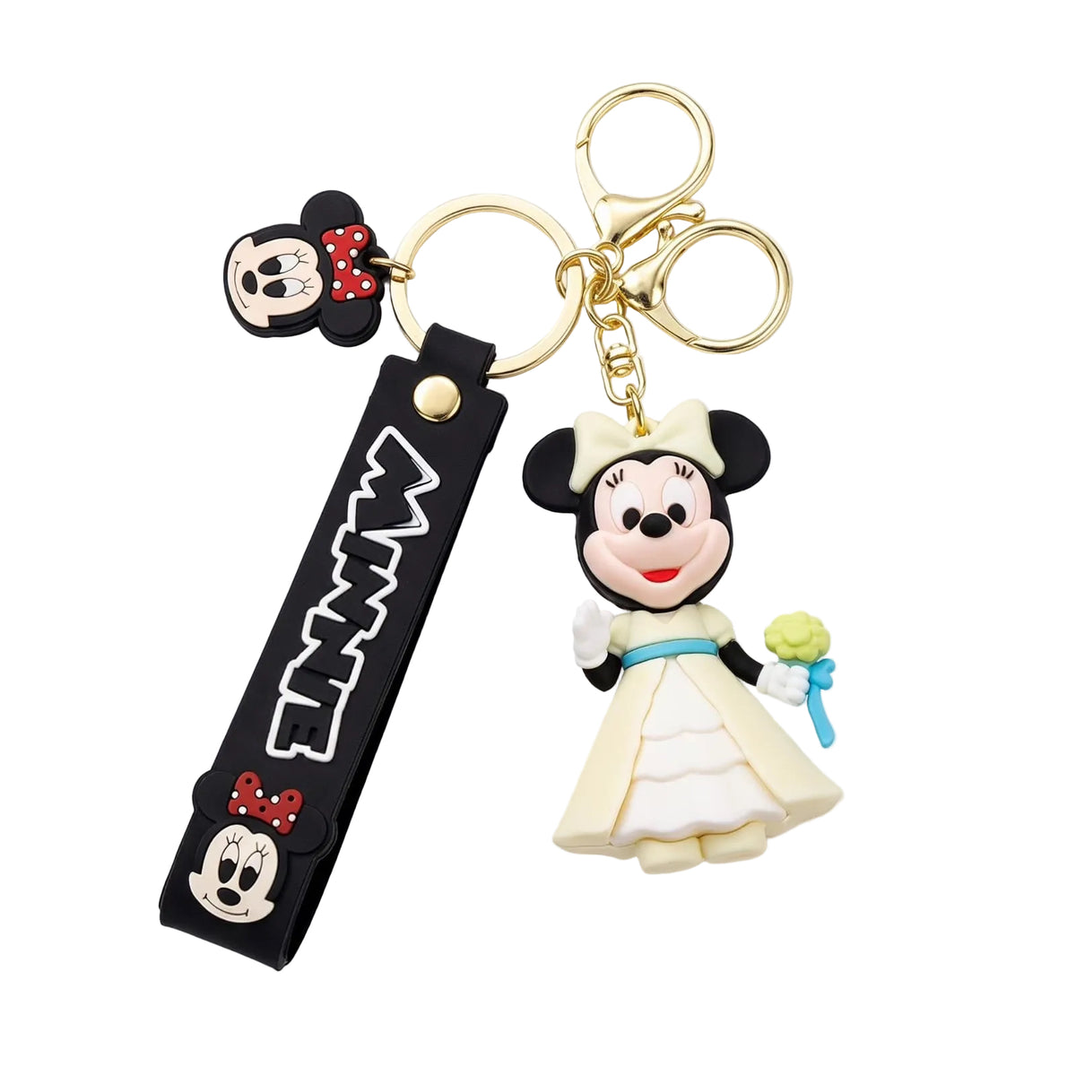 Mickey & Minnie character keychain/bag charm collection