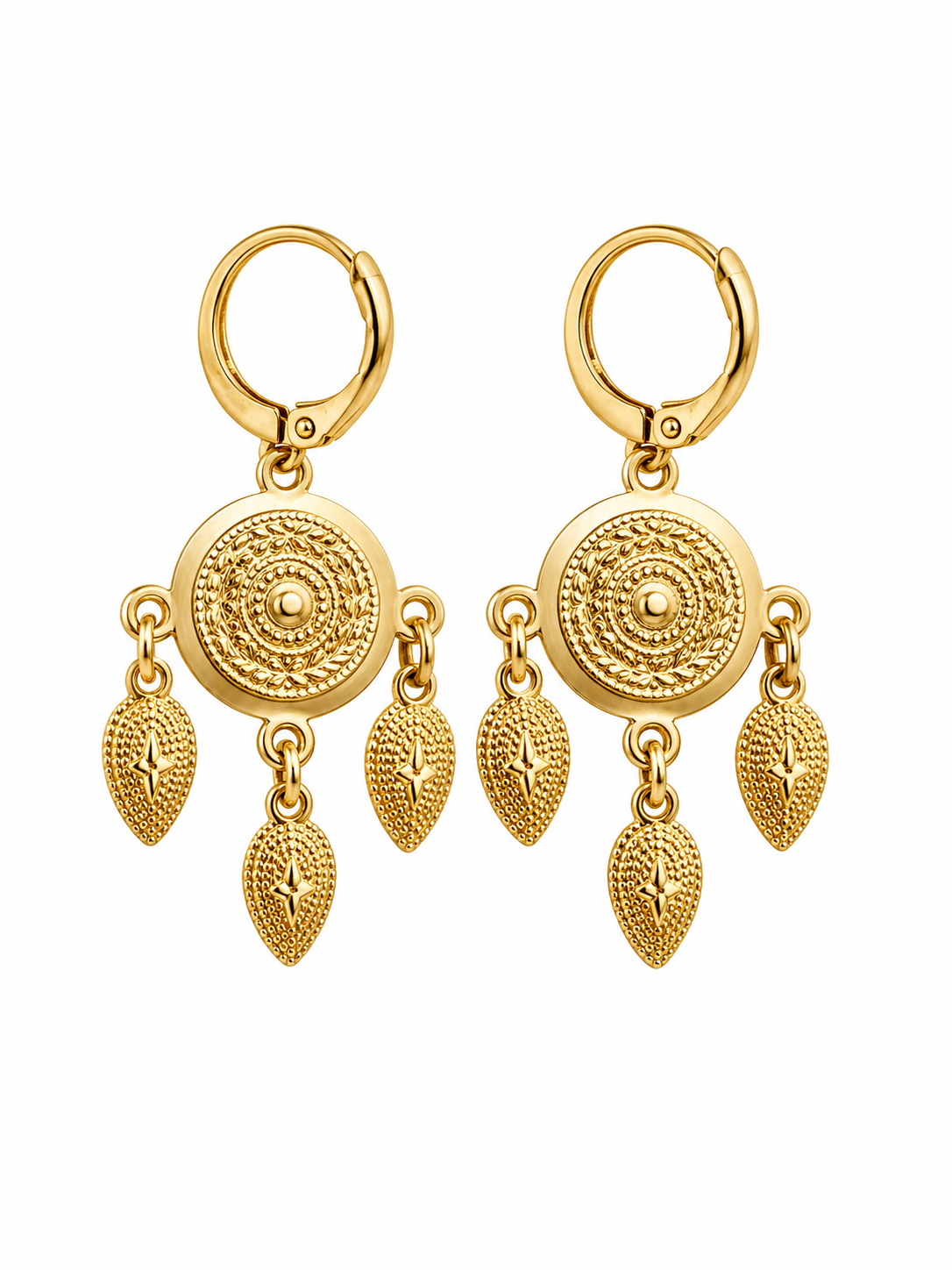 Brazilian Gold Earrings