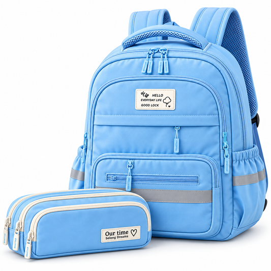 School Backpack & Pencil Case Set