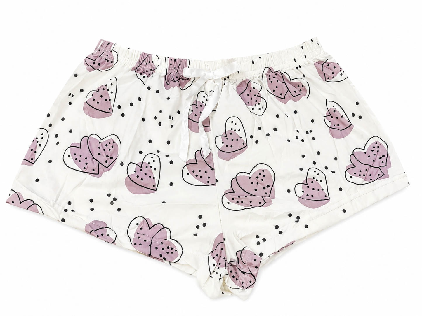💖 Heart Print Lounge Shorts 💖