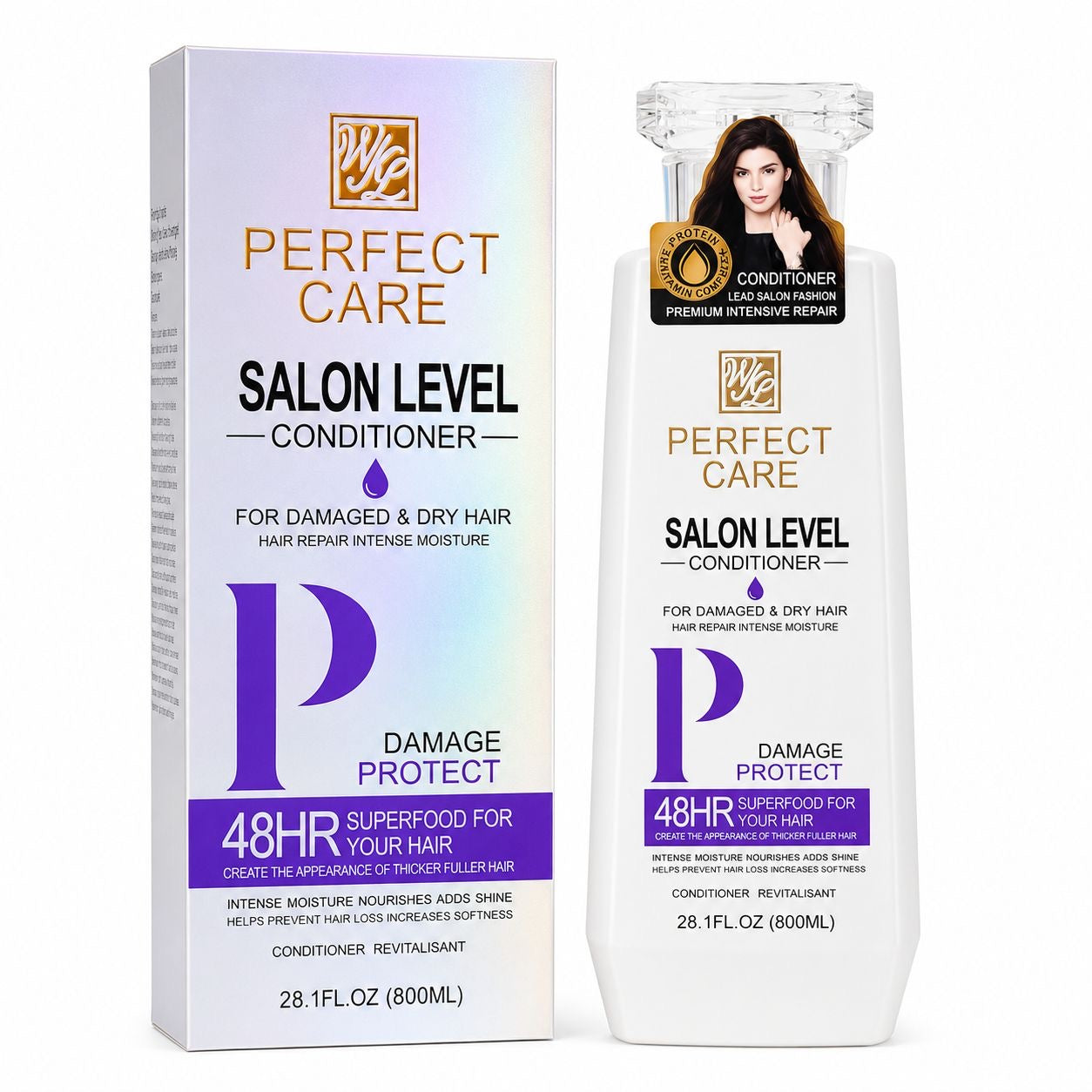 💜 Perfect Care Salon Level Damage Protect Conditioner – 800ml