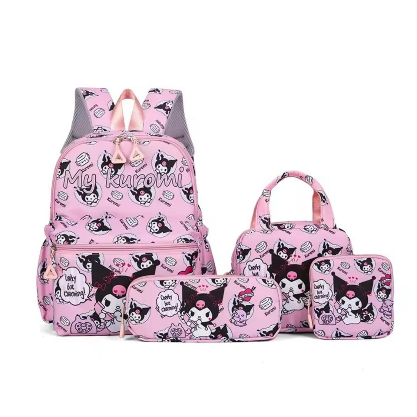 Kids 4-Piece Cartoon School Backpack Set – Multiple Designs