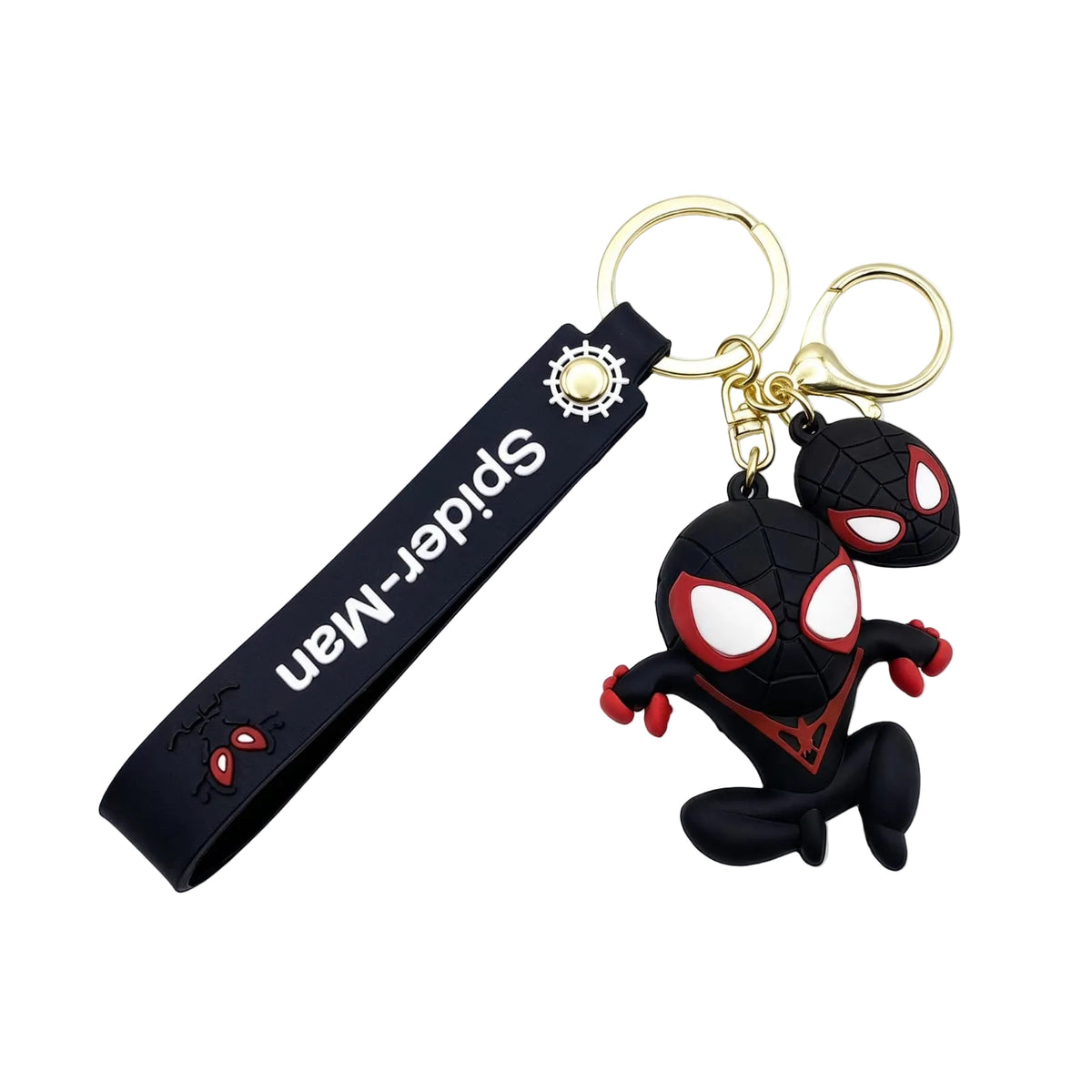 Spider-Man themed keychain/bag charms