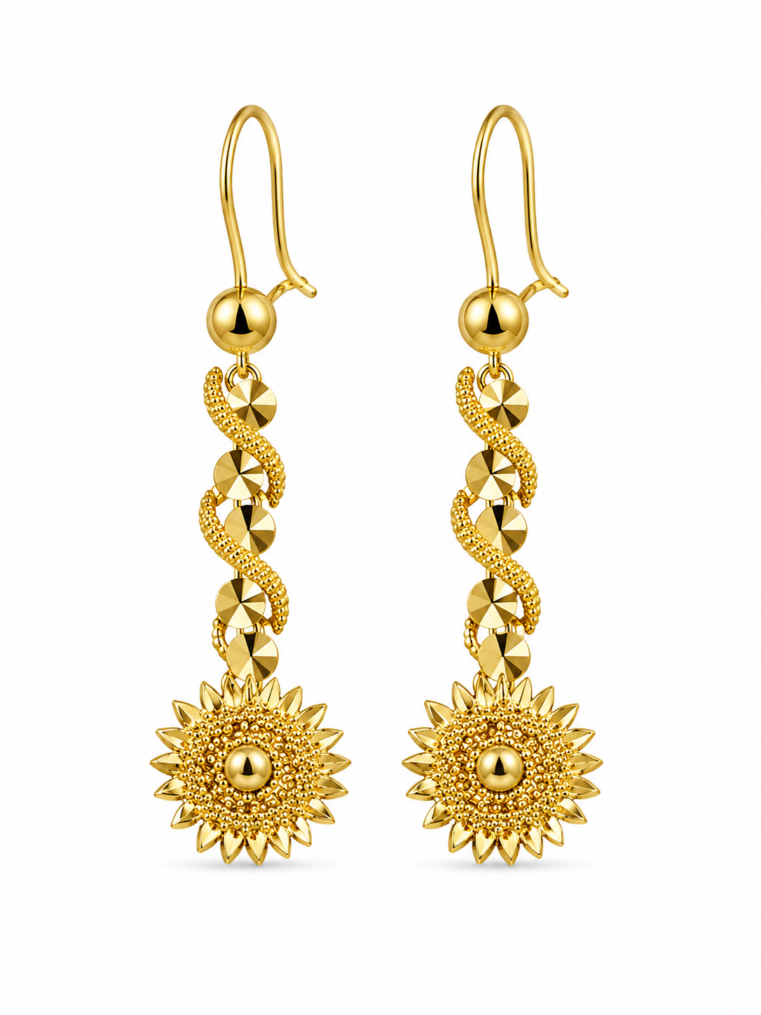 Brazilian Gold Earrings