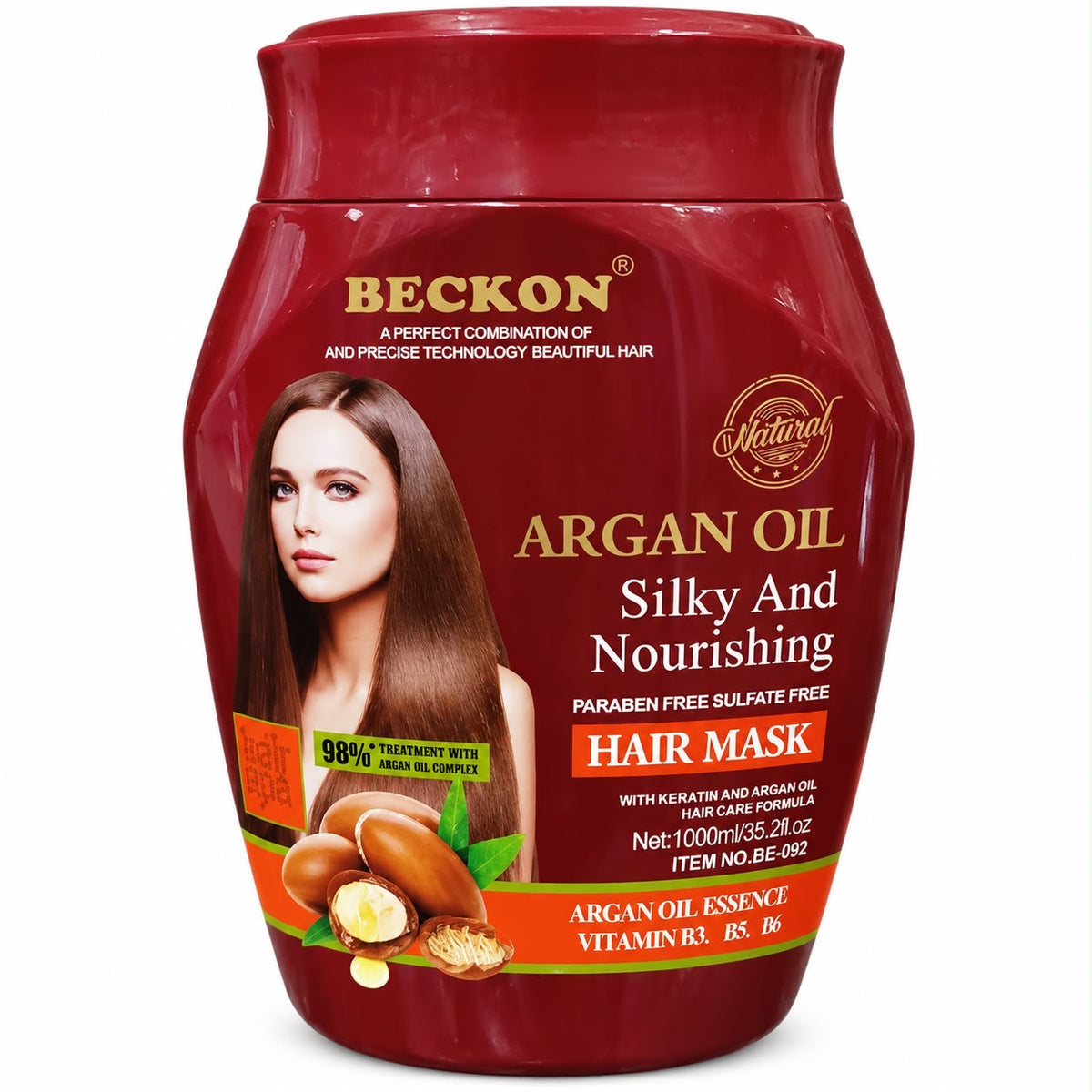 BECKON Argan Oil Silky & Nourishing Hair Mask – 1000ml