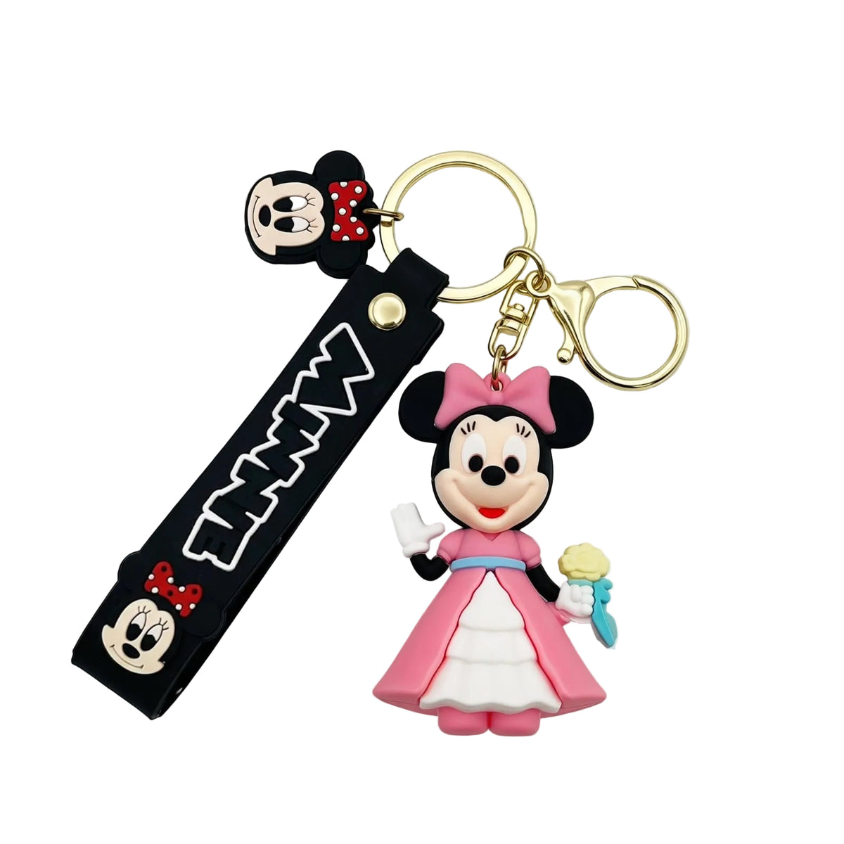 Mickey & Minnie character keychain/bag charm collection