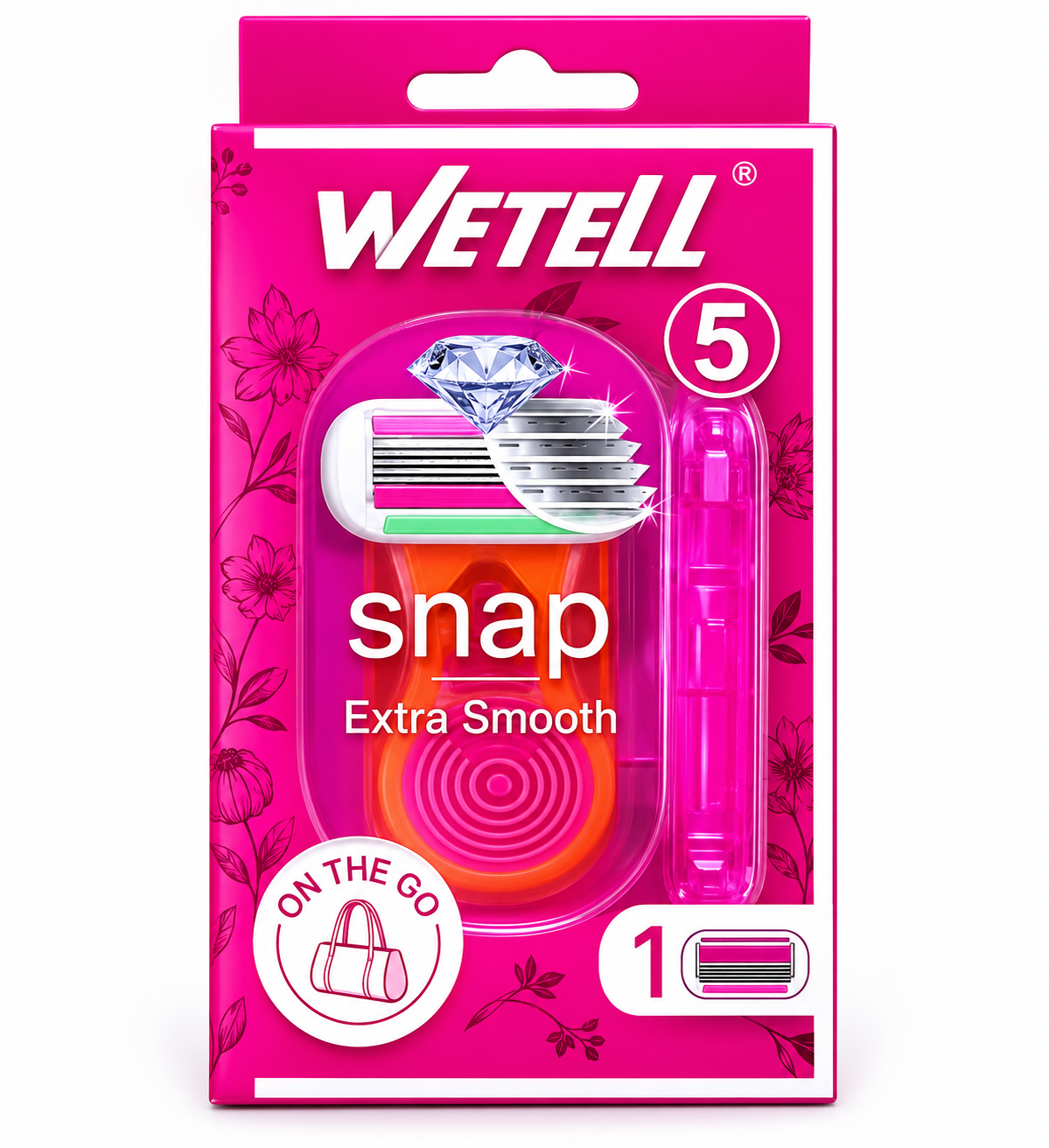 🪒 WETELL Snap Extra Smooth Travel Razor
