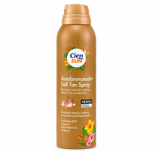 🌞 Cien Sun Self-Tan Spray – Natural Looking Bronzing Mist