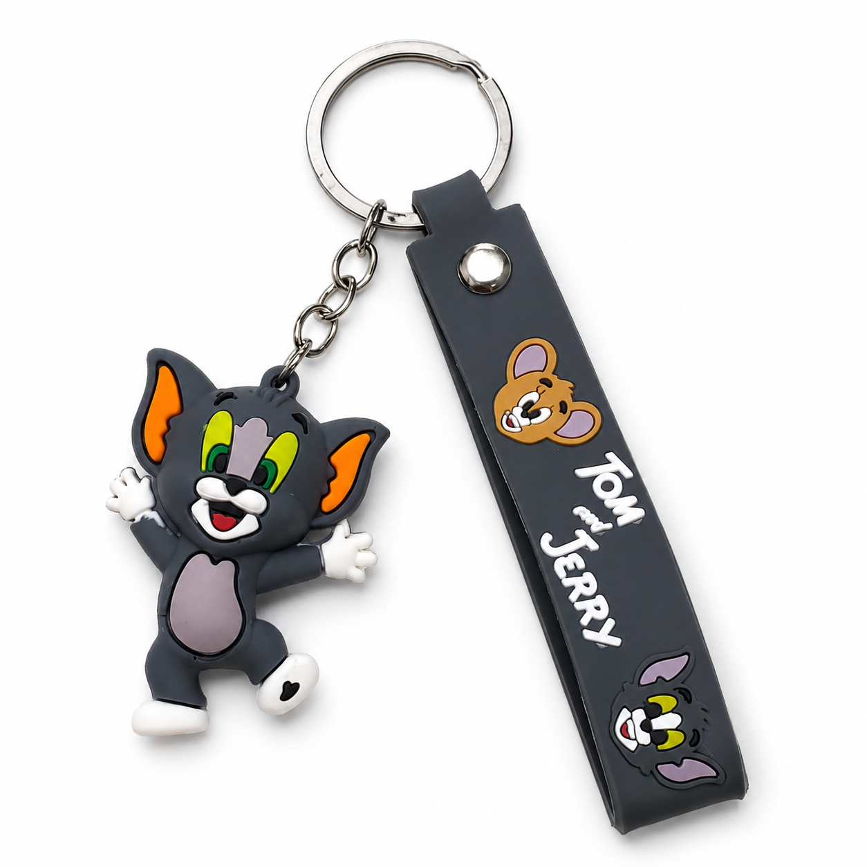 Tom & Jerry Cartoon Keychain – Fun & Playful Accessory