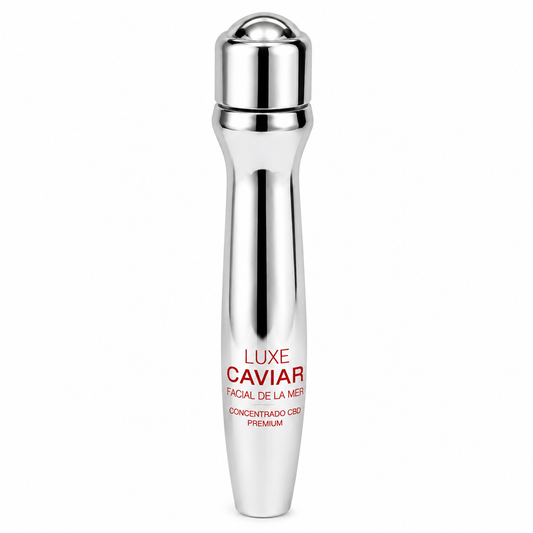 Luxe Caviar Facial Serum Roller – Premium Eye & Face Care