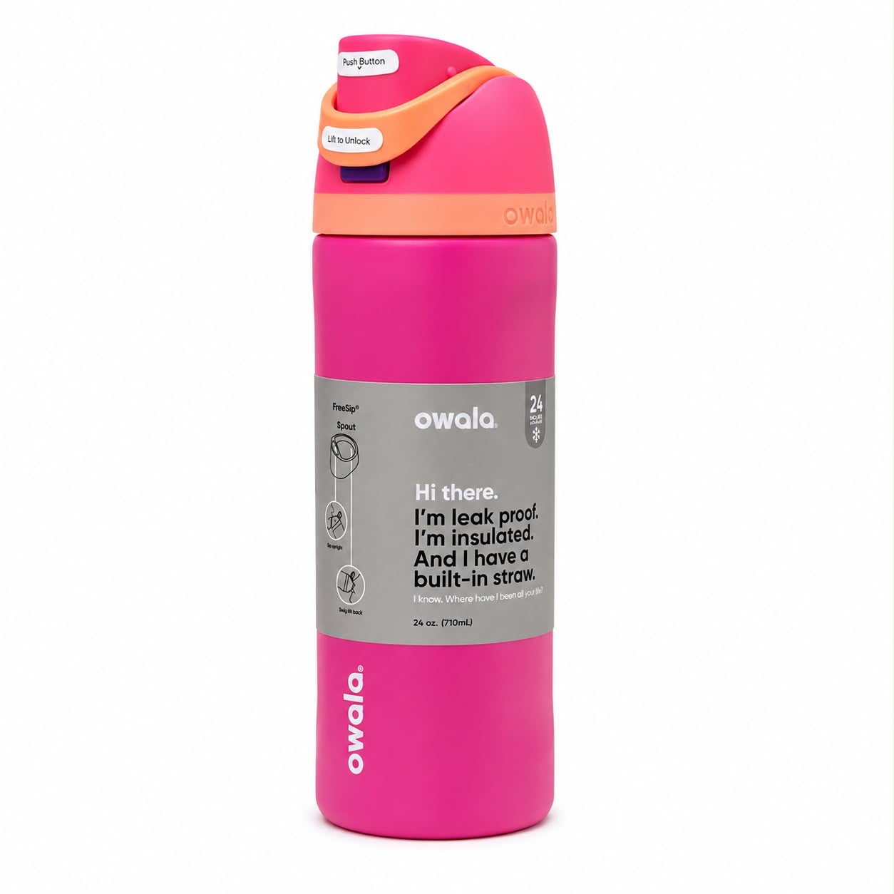 Owala FreeSip Water Bottle - 24oz
