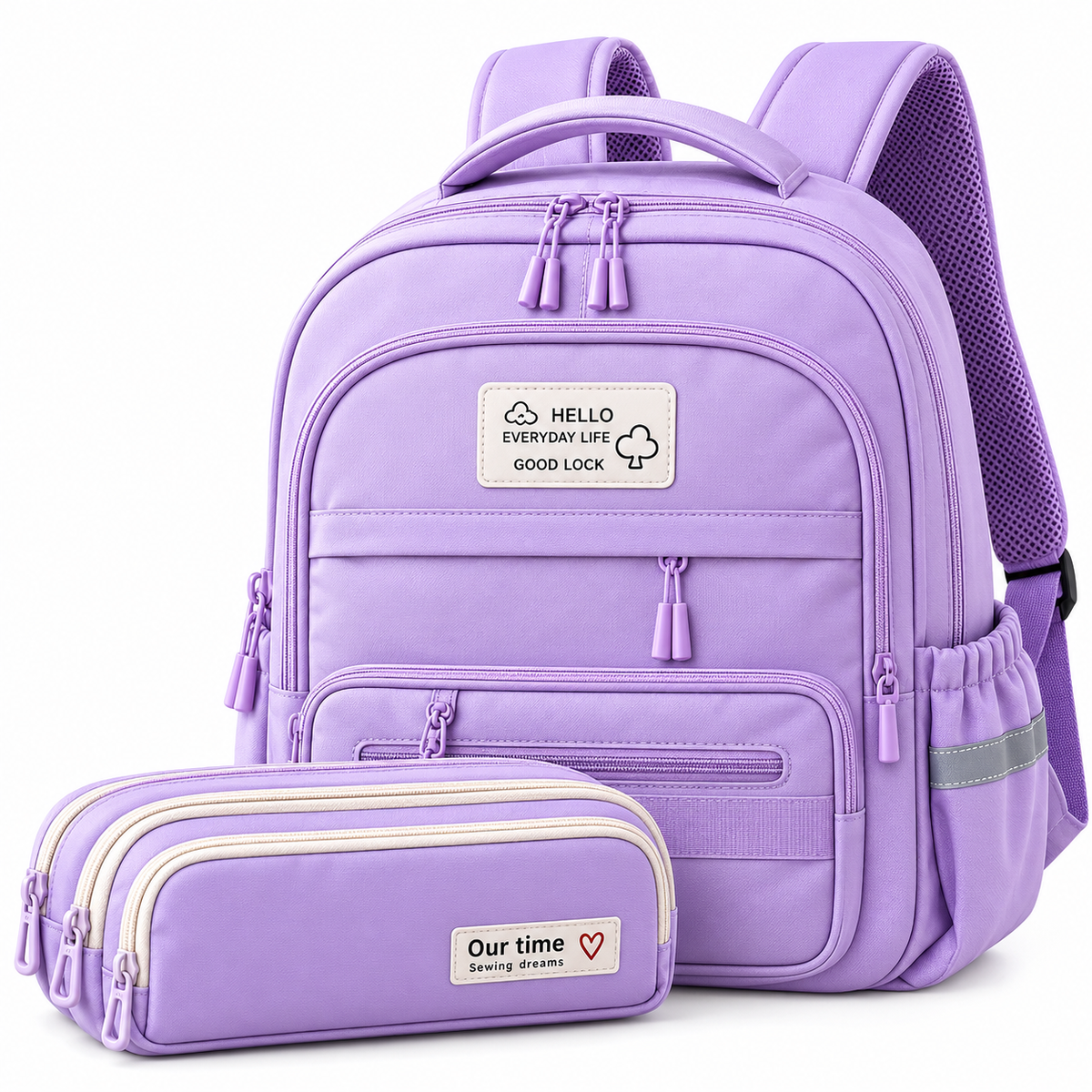 School Backpack & Pencil Case Set