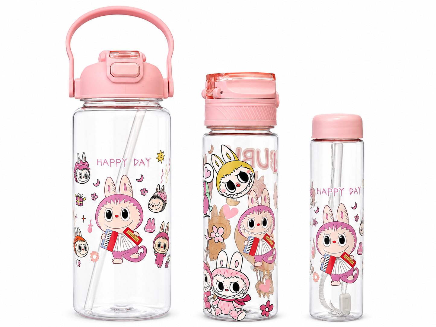 Labubu Kids Water Bottle Set
