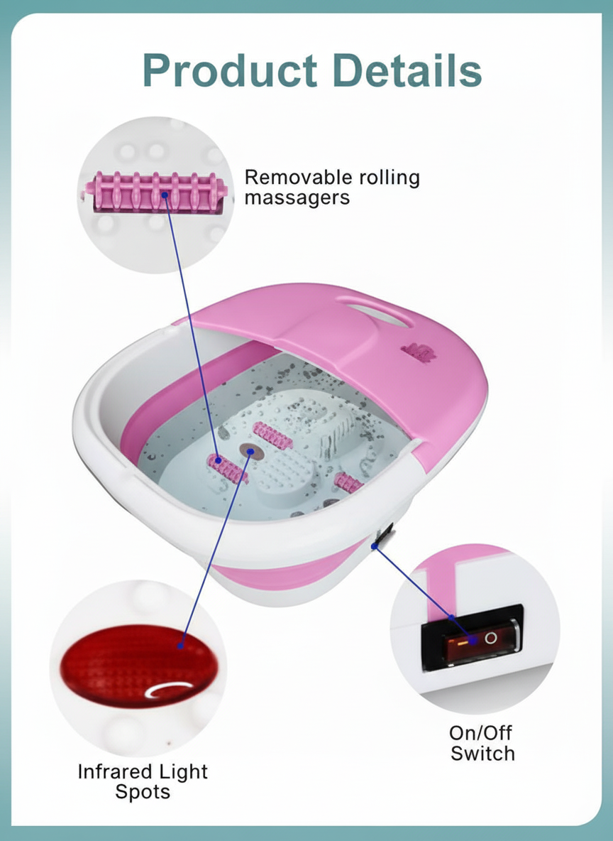 Foldable Foot Spa Bath