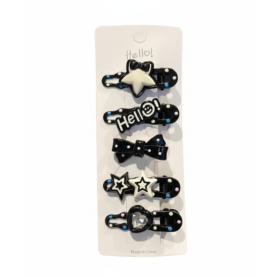 Cute & Trendy 5-Piece Hair Clip Sets