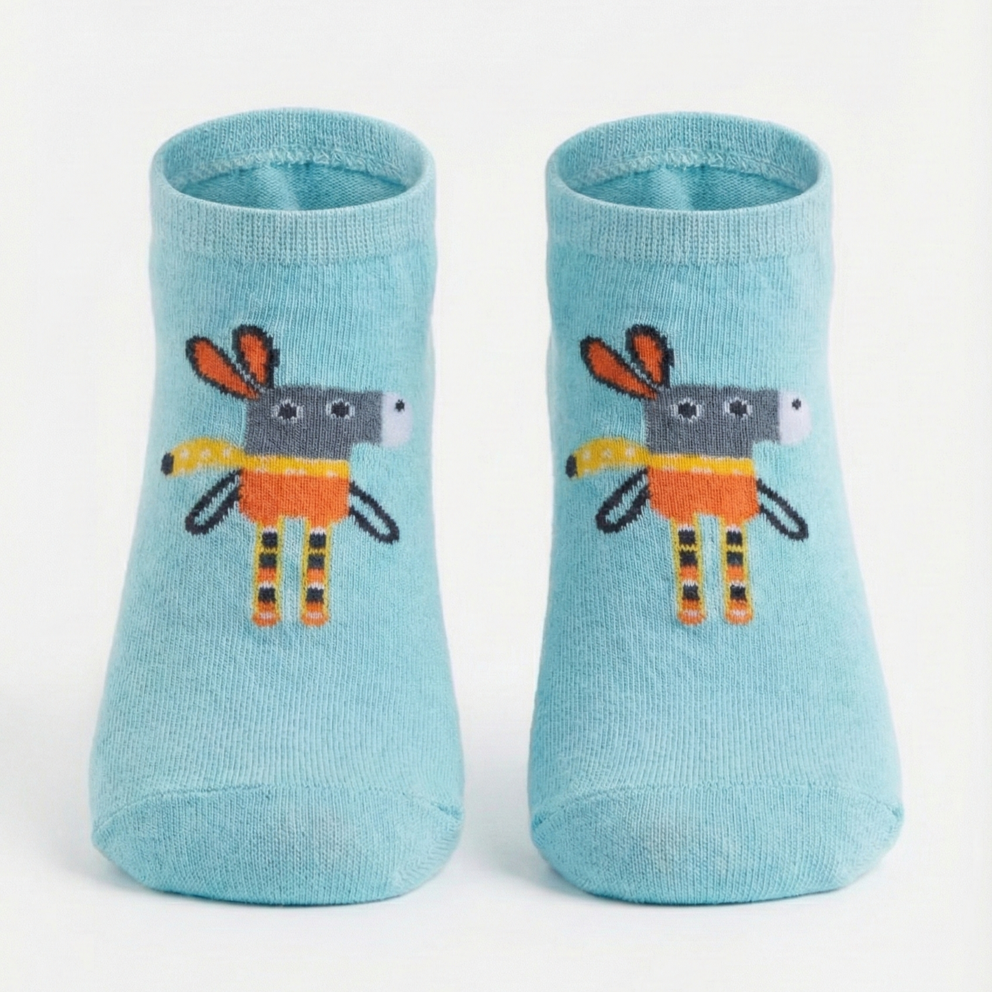 Cute 3D Animal Ankle Socks – Soft Cotton Low-Cut