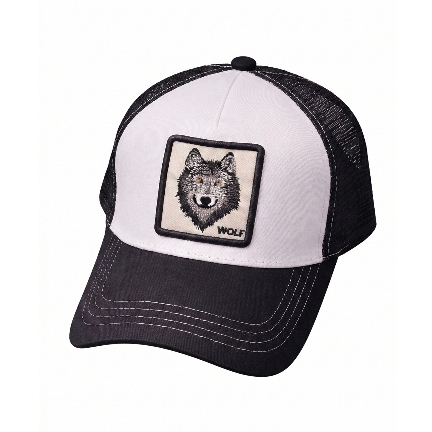 Wolf Embroidered Trucker Hat Collection
