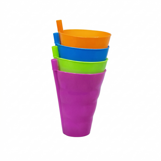 Multi-Colored Sip Cups Set