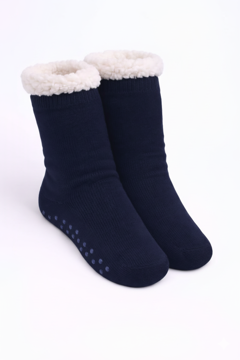 Ultra-Plush Sherpa-Lined Thermal Slipper Socks