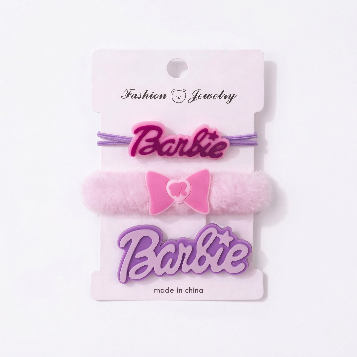 Barbie Inspired Pink Hair Accessory Sets