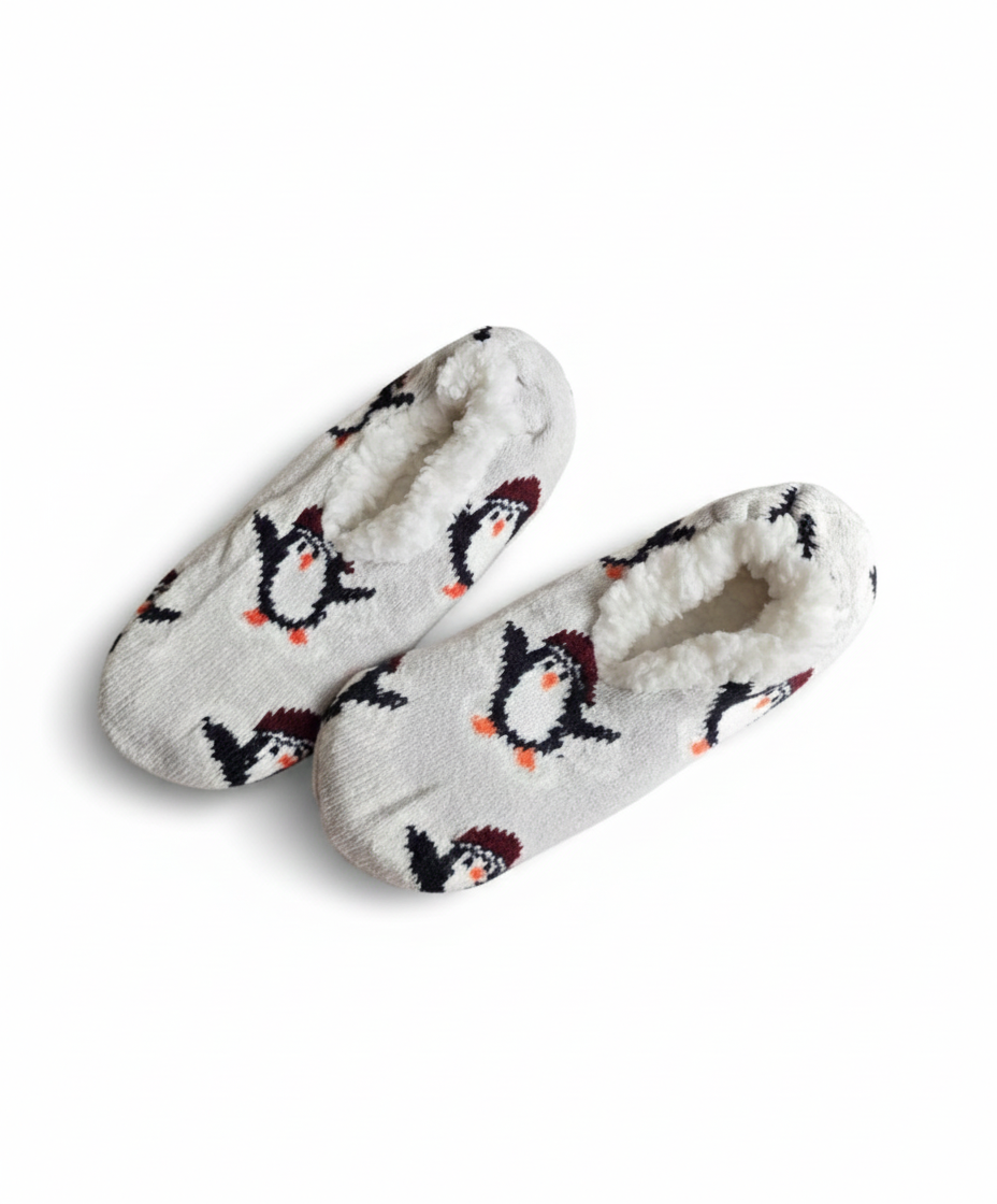 Cozy Winter Fleece-Lined Slipper Socks