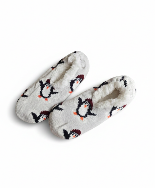 Cozy Winter Fleece-Lined Slipper Socks