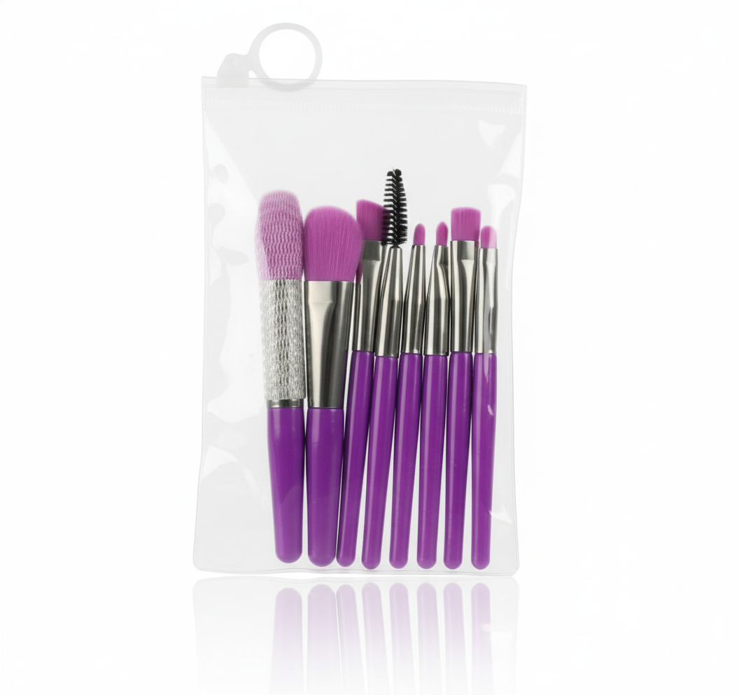 Portable 8-Piece Brush Set