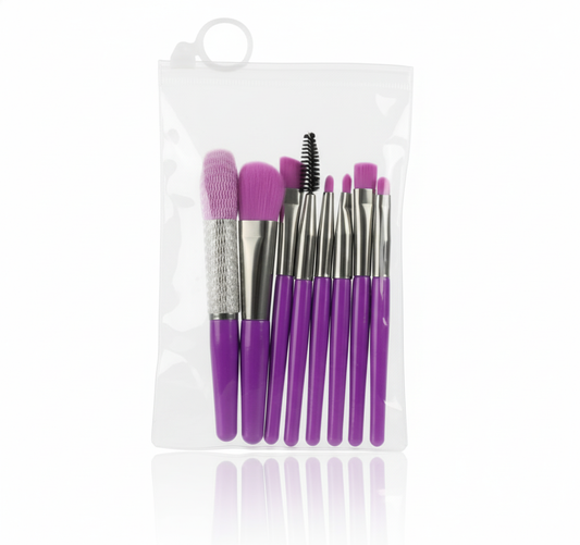 Portable 8-Piece Brush Set