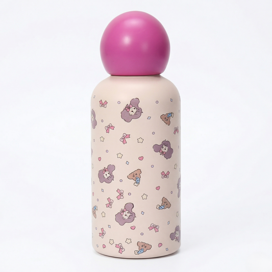 Stainless Steel Cute Cartoon Thermal Water Bottle