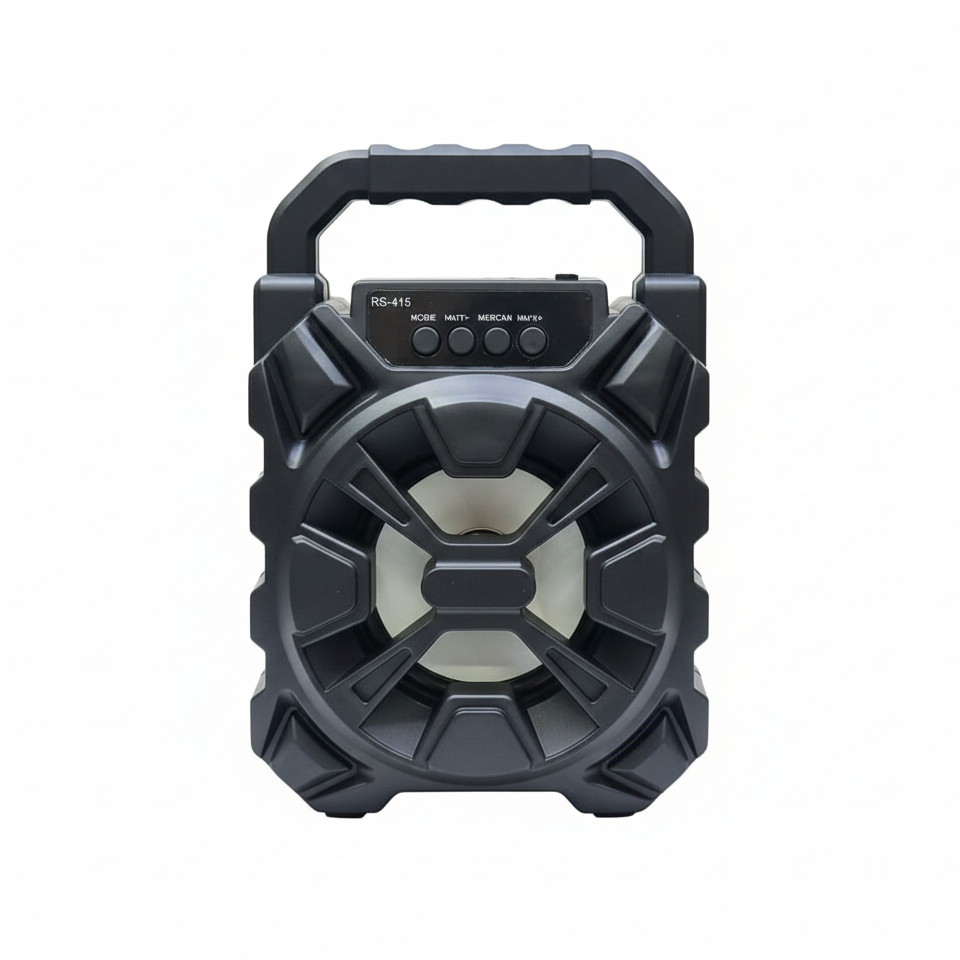 Portable RGB Wireless Speaker (RS-415) – Enhanced Bass & Karaoke Ready