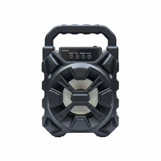 Portable RGB Wireless Speaker (RS-415) – Enhanced Bass & Karaoke Ready