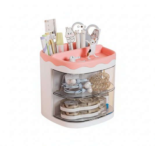 Compact Multi-Functional Desktop Organizer