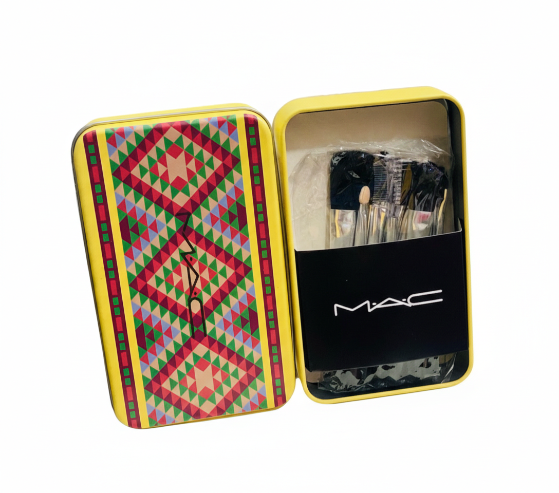 Compact Travel Makeup Brush Set