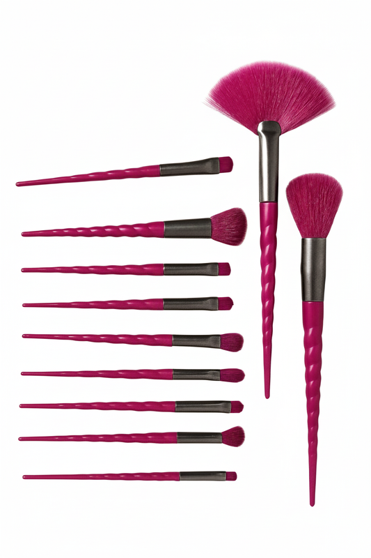 10-Piece Professional Unicorn Makeup Brush Set