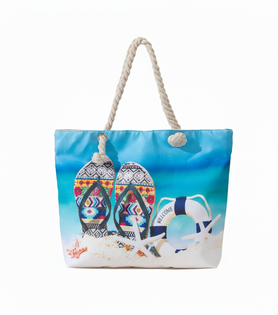 Tropical Beach Getaway Tote Bag