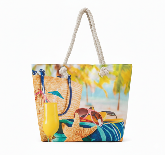 Tropical Beach Getaway Tote Bag