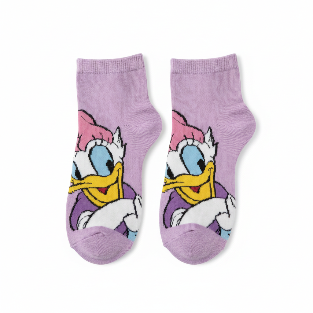 Adorable Disney Character Ankle Socks - Chip 'n' Dale, Daisy Duck, Mickey & Minnie Mouse!