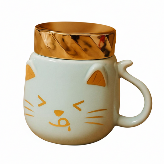 Kawaii Cat Design Mug