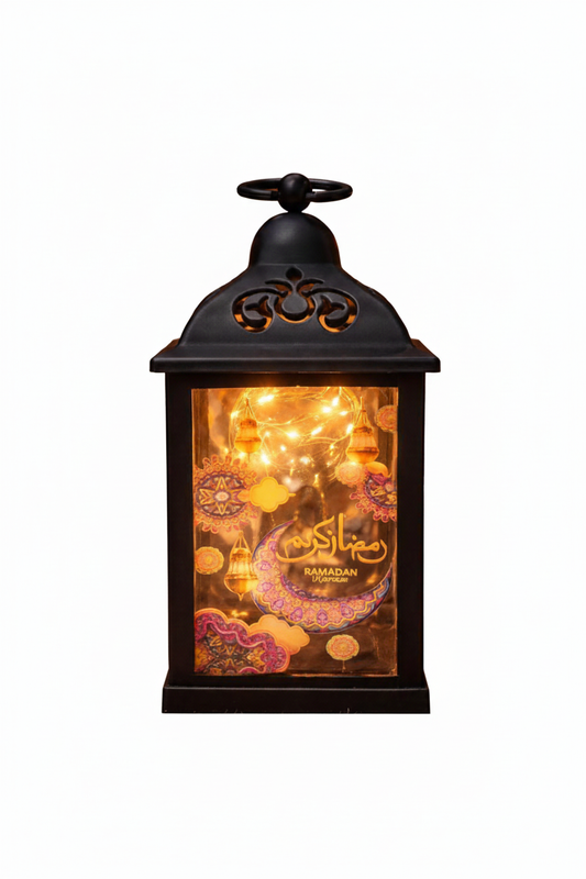 Illuminated Ramadan Lantern (Medium Size)