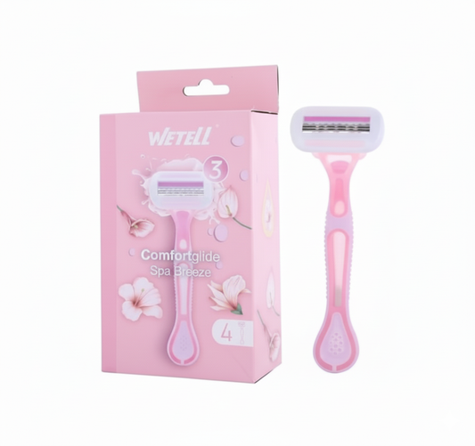 WETELL Comfortglide Spa Breeze Women’s Razor Set – 4-Pack