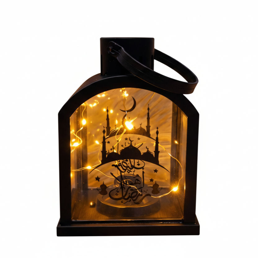 Illuminated Ramadan LED Battery Lantern